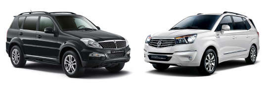 쌍용차 '뉴 파워' 렉스턴W·코란도 투리스모 출시  쌍용자동차가 주행 성능을 대폭 향상시키고 다양한 안전·편의사양으로 상품성을 높인 '뉴 파워' 렉스턴 W(왼쪽)와 코란도 투리스모를 출시했다고 2일 밝혔다. 새롭게 선보이는 뉴 파워 렉스턴 W와 코란도 투리스모에는 e-XDi220 LET 2.2 디젤 엔진과 7단 자동변속기가 조합을 이룬 새로운 파워트레인(동력계)이 적용됐다. 렉스턴 W의 판매가격은 2천818만~3천876만원이며 코란도 투리스모는 9인승이 2천899만~3천354만원, 11인승 2천866만~3천329만원이다.